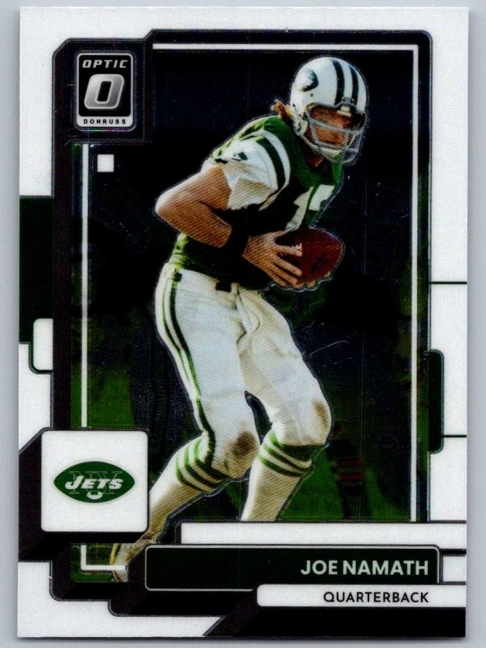 Joe Namath 2021 Panini Optic New York Jets NFL Football Card
